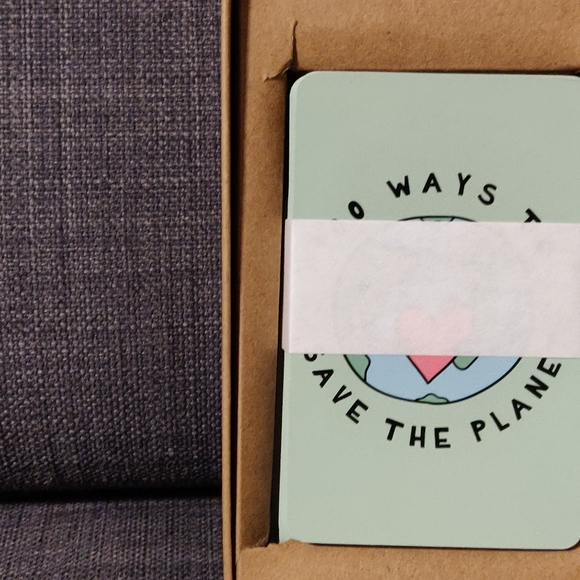 NWOT 100 Ways to Save the Earth Box of Cards Sustaiability Keepsake - Picture 8 of 8